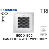 Samsung 4-Wege-Kassette 800 X 800 Wind-Free AC100RN4DKG Dreiphasig
