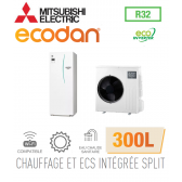 Ecodan EINZELHEIZUNG SPLIT HYDROBOX DUO 300L R32 EHST30D-VM6ED + SUZ-SWM100VA