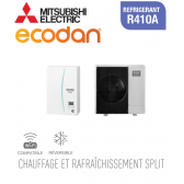 Ecodan Reversible SPLIT HYDROBOX Wandgerät R410a ERSC-VM2D + PUHZ-SW100VAA