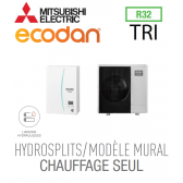 Ecodan HYDROSPLIT WANDHEIZER R32 EHPX-VM2D + PUZ-WM112YAA alleinstehend