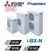 Reversible Monoblock-Luft-Wasser-Wärmepumpe i-BX-N 004M von Mitsubishi 