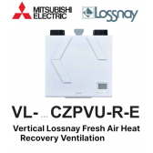 Vertikale Lüftung mit Wärmerückgewinnung VL-500CZPVU-R-E von Mitsubishi
