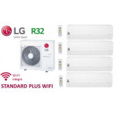 LG Quadri-Split STANDARD PLUS WIFI MU4R25.U22 + 3 X PM05SK.NSA + 1 x PC12SK.NSJ
