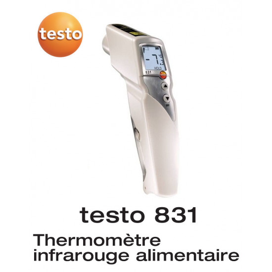 Testo 0563 8315 Set w/ Infrared Thermometer 831, Core Thermometer 106